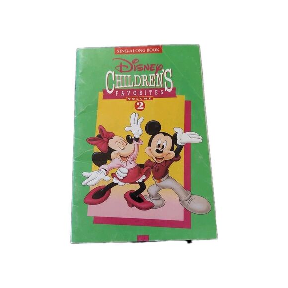 Vintage 1977 Rare Disney Children's Favorites Songs, Volume 2 Sing-Along Book - Picture 1 of 5